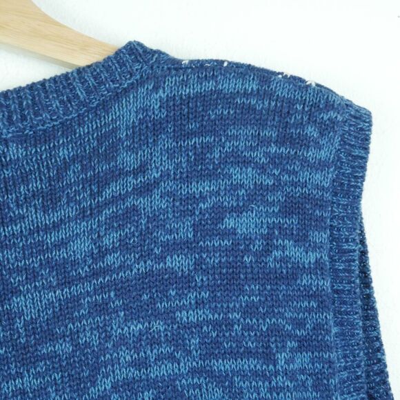 Vintage Large Sweater Vest Cat Applique Embroidered Grannycore 90s Cat Lady - Picture 6 of 6